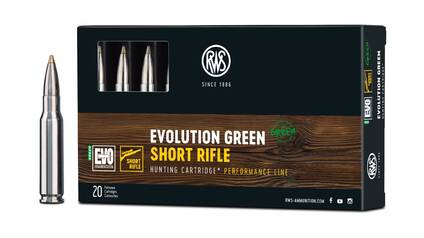 RWS .308 Win. EVOLUTION GREEN Short Rifle 9,0g/139gr