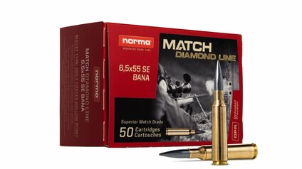 NORMA Match Line 6,5x55 SE Diamond Line Range 8,4g/130gr
