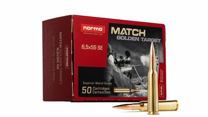 NORMA Ctg. 6,5X55 SE Golden Target  8,40g / 130,0gr