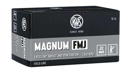 RWS .22 MAGNUM FMJ 2,6g/40gr