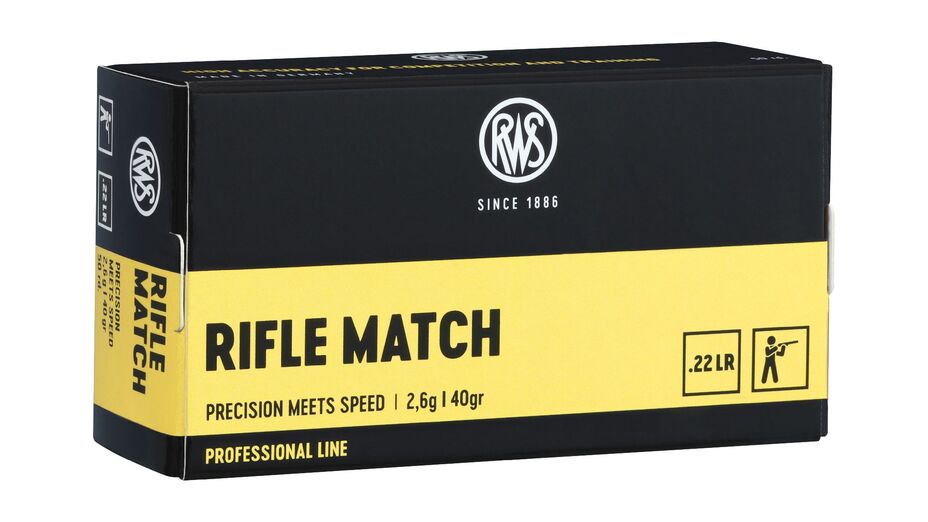 RWS Randfeuerpatrone Rifle Match .22 lr