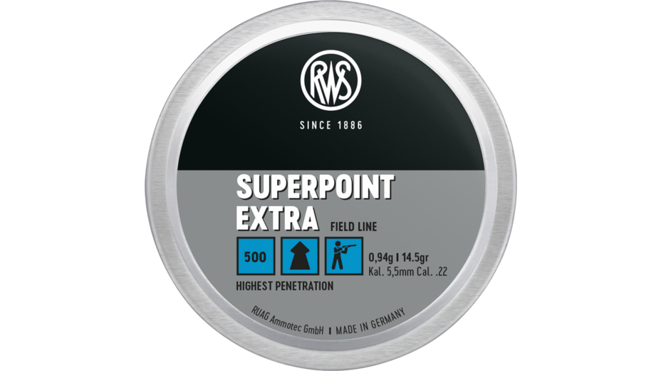RWS Diabolo Superpoint Extra Field 5.50mm Blau 0.94g