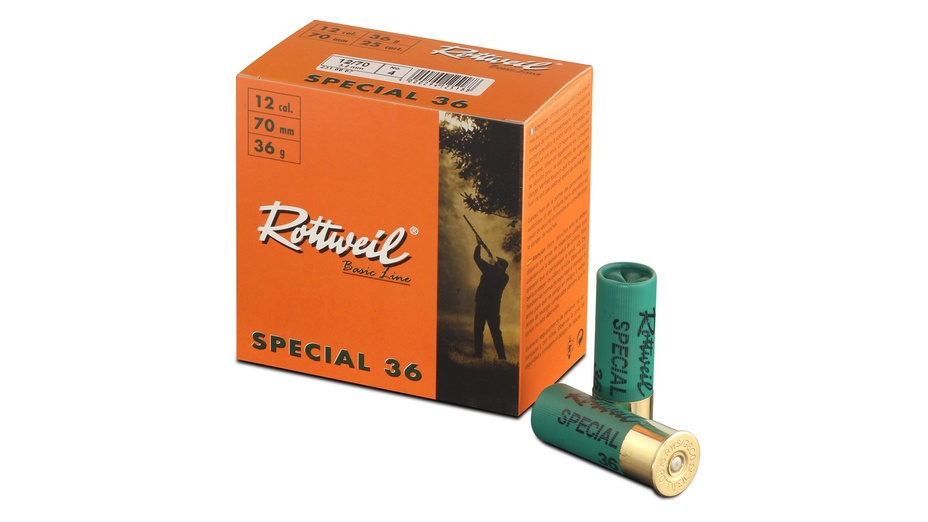 ROTTWEIL Schrotpatrone Special 36 12/70 No 6 2.7mm, 36g