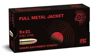 GECO 9x21 Full Metal Jacket 8,0g/124gr