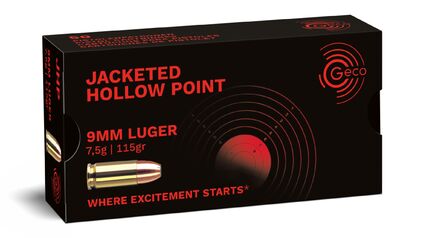 GECO 9 mm Luger Jacketed Hollow Point 7,5g/115gr