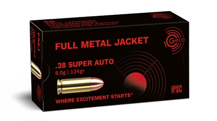 GECO .38 Super Auto Full Metal Jacket 8,0g/124gr