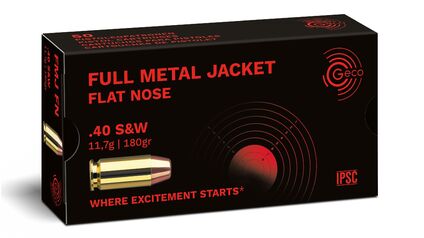 GECO .40 S&W Full Metal Jacket Flat Nose 11,7g/180gr