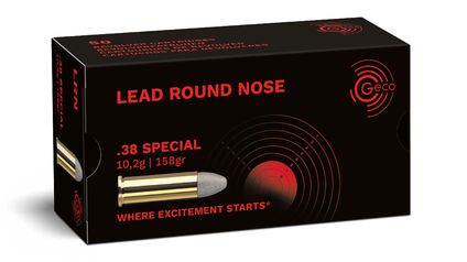 GECO .38 Special Lead Round Nose 10,2g/158gr