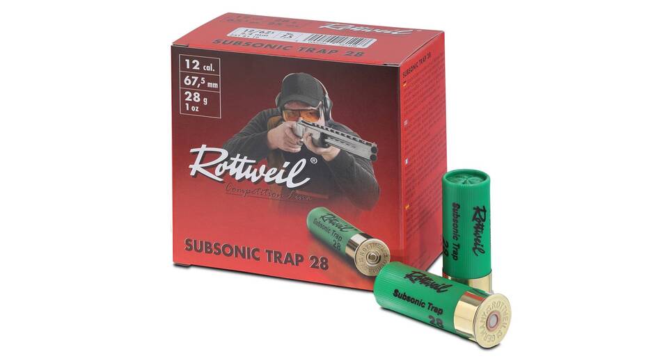 ROTTWEIL Schrotpatrone 12/67.5 Subsonic Trap 28 No 7.5 - 28g