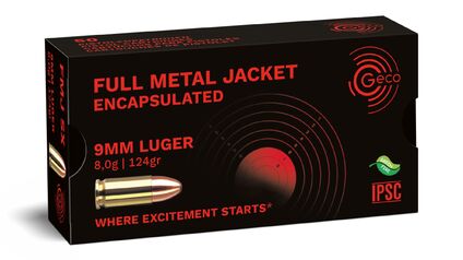 GECO 9 mm Luger Encapsulated Full Metal Jacket 8,0g/124gr