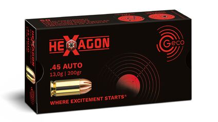GECO .45 Auto Hexagon 13,0g/200gr