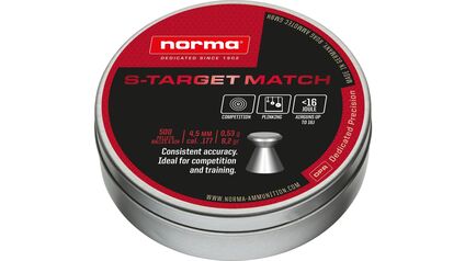 NORMA S-TARGET MATCH 0,53g/8,2gr Ø 4,50