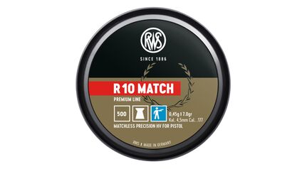 RWS R 10 MATCH 0,45g/7,0gr Ø 4,49