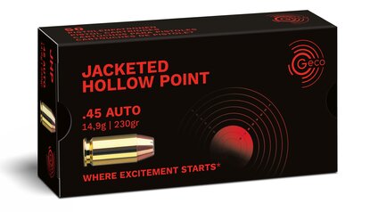 GECO .45 Auto Jacketed Hollow Point 14,9g/230gr