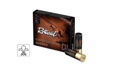 ROTTWEIL Schrotpatrone 12/76 Copper Unl. No 5 - 3mm 40g