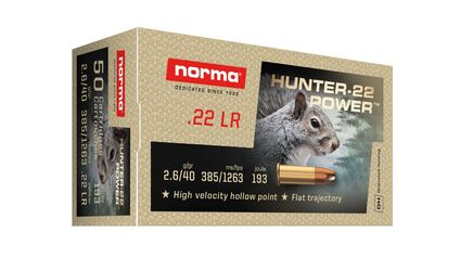 NORMA .22 Hunter-22 Power 2,6g/40gr