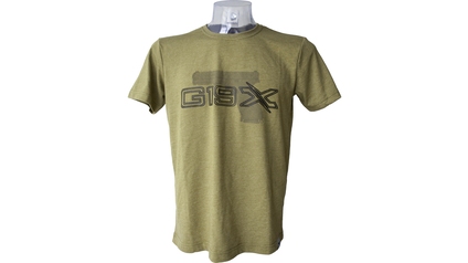 GLOCK T-Shirt G19X Herren Kurzarm coyote-meliert L