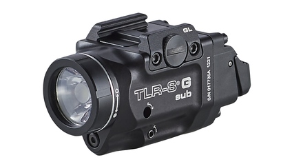 Streamlight Waffenlicht TLR-8G sub, Laser Grün, 500 Lumen LED, für Glock 43X/38