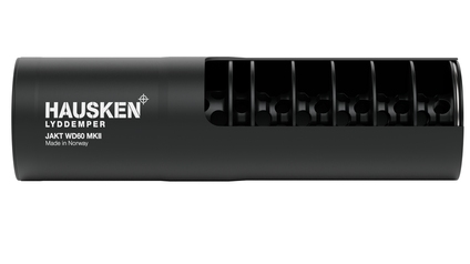 HAUSKEN Schalldämpfer WD 60 MKII Schwarz Kal. .360/9,3mm HAUSKEN Schalldämpfer WD 60 MKII Schwarz Kal. .360/9,3mm