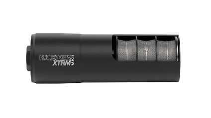 HAUSKEN Schalldämpfer JAKT SK 156 XTRM MKII Schwarz Kal. .44/.45/458/460/11,5mm HAUSKEN Schalldämpfer JAKT SK 156 XTRM MKII Schwarz Kal. .44/.45/458/460/11,5mm