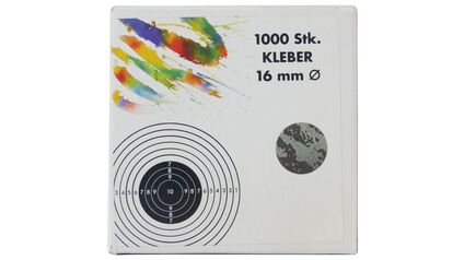 ULRICH Schusspflaster 16 mm, braun-camo, 10x1000 Stk. Kleber