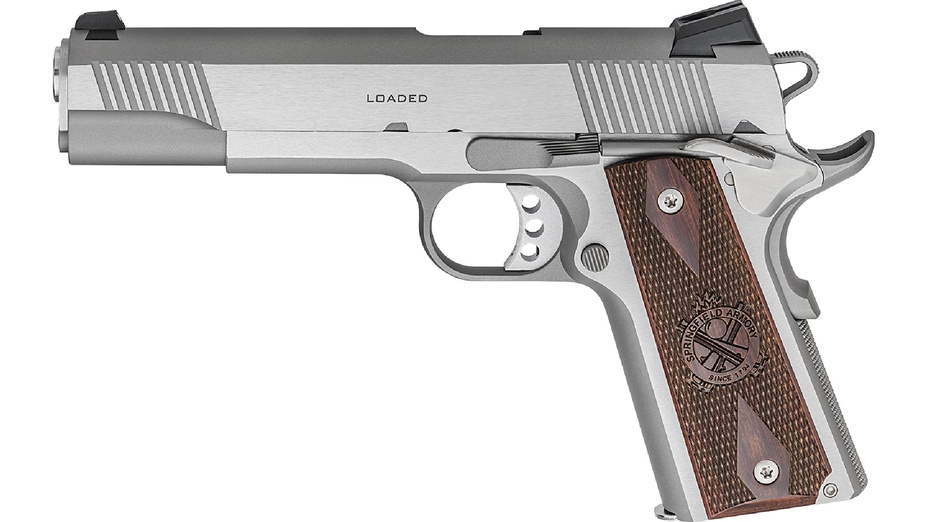Springfield Pistole 1911 .45 ACP 5" stainless