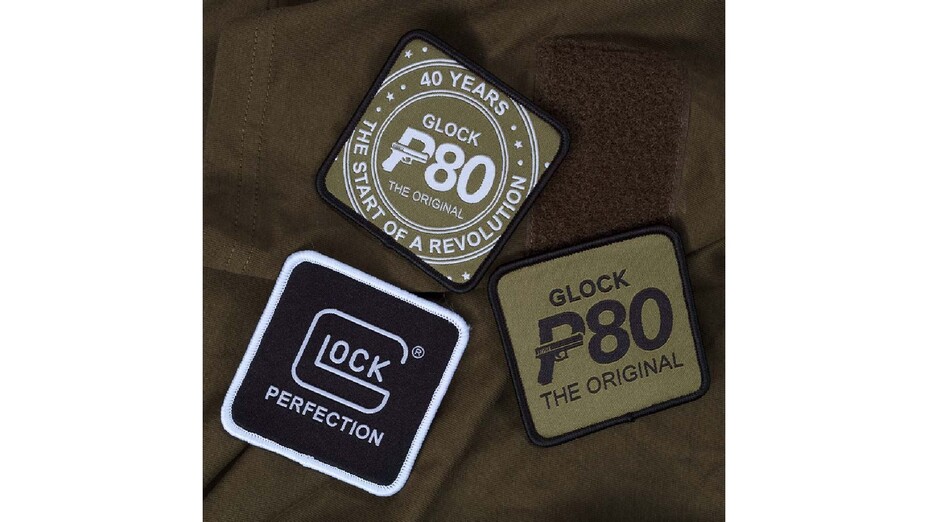 GLOCK P80 Patch Velcro 3-er Set