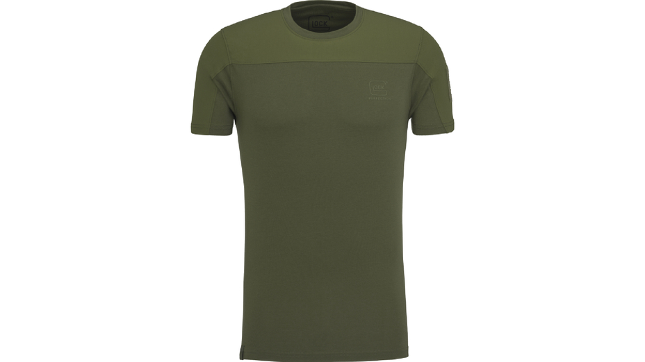 GLOCK Tact. T-Shirt Men oliv Velcro XL