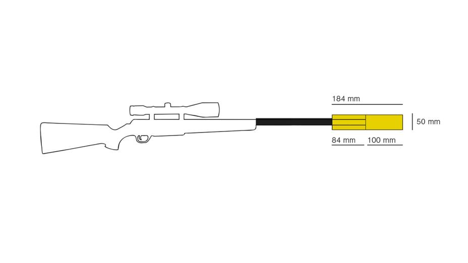 HAUSKEN Schalldämpfer JD 184 9.3mm - .375